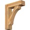 Ekena Millwork Legacy Block Rough Sawn Bracket w/ Offset Brace, Western Red Cedar, 8"W x 30"D x 36"H BKT0806X30X36LEC05RWR - alternate 1